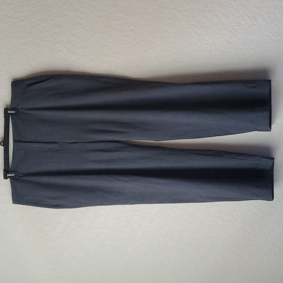 Lane Bryant sz 20 gray high rise wide leg pants - Picture 2 of 8